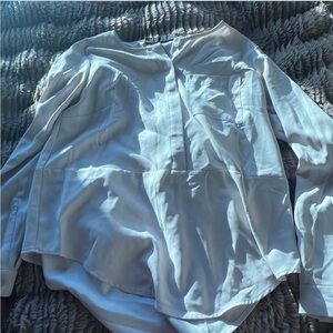 Elegant Light Blue Blouse